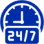 7×24h service