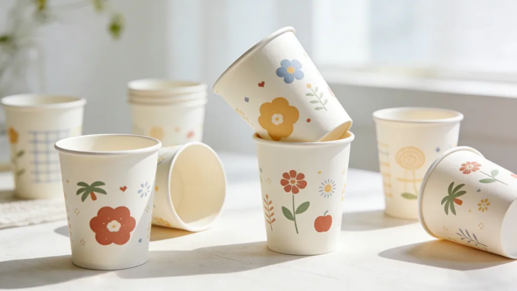 Single-wall paper cup