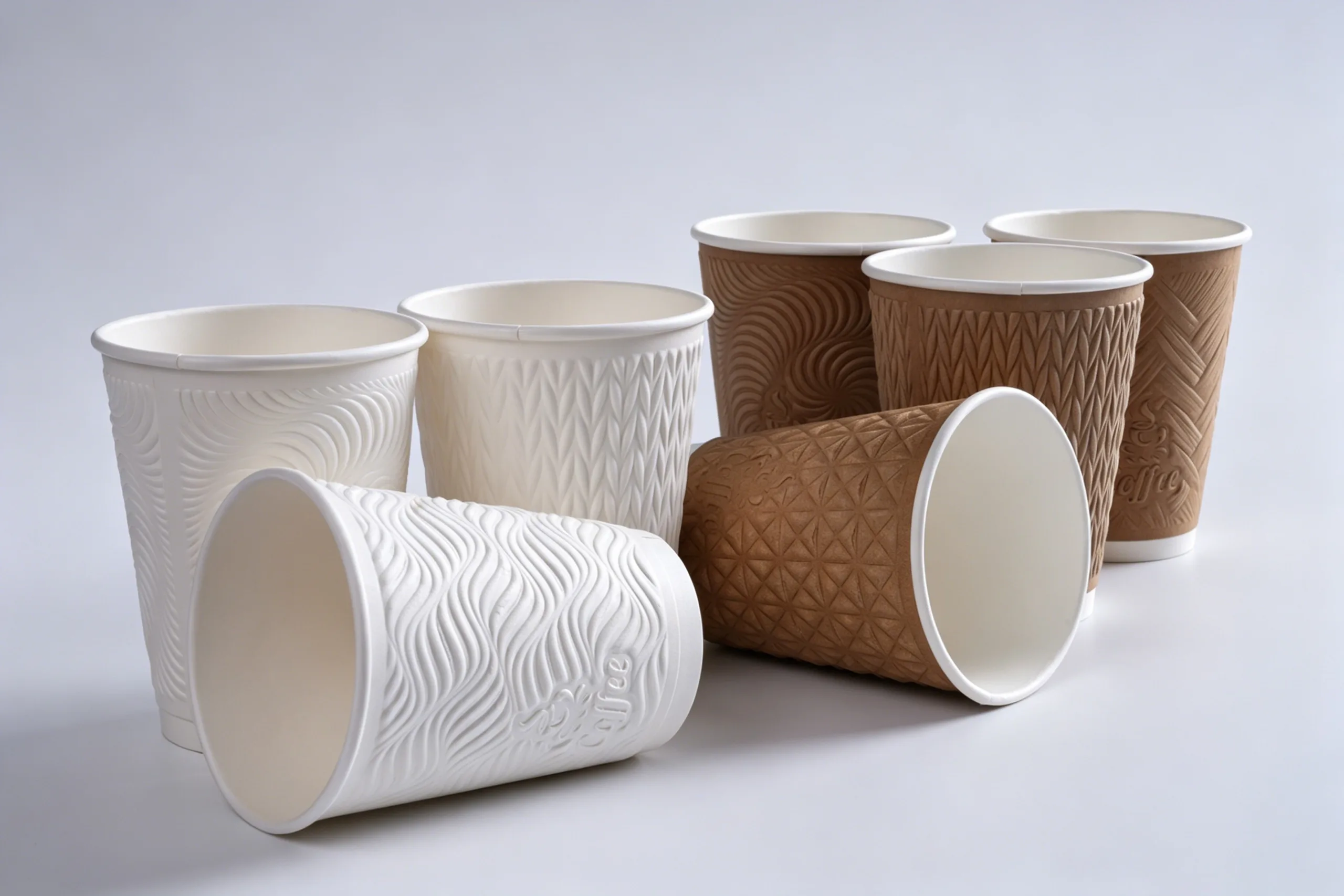 Embossed cup tilted – pattern angle